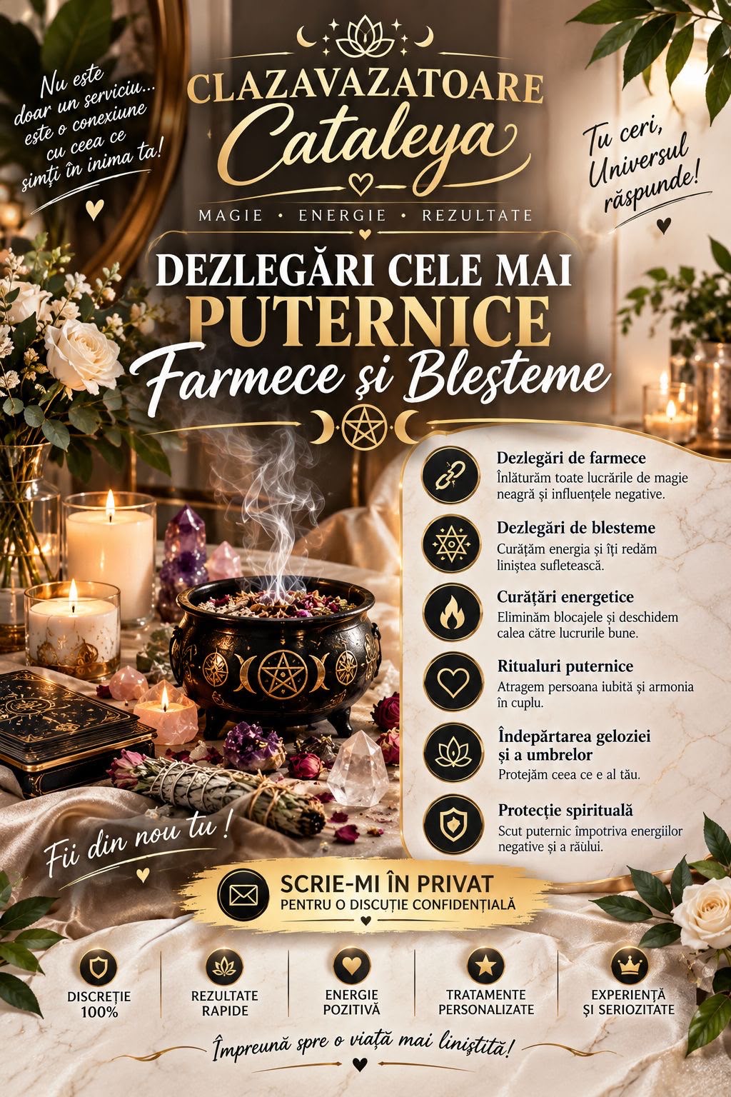 Poster editorial Clarvăzătoare Cataleya